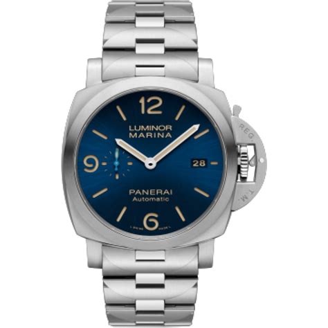 Panerai Luminor Marina Brushed Stainless steel .